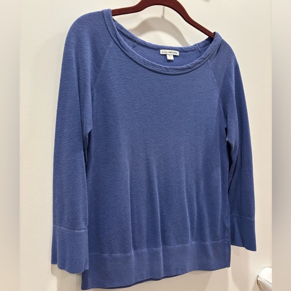 JAMES PERSE Vintage Sweatshirt, Supina Cotton, 3/4 Sleeve, Size 1, Excellent Con - Picture 2 of 10